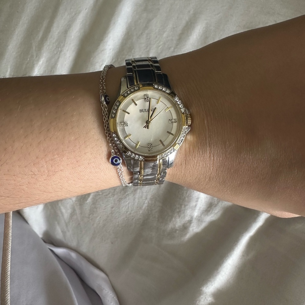 Bulova Women's Two-Tone Silver and Gold Watch